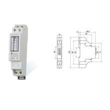 Single Phase DIN Rail Smart Electric Energy Meter
